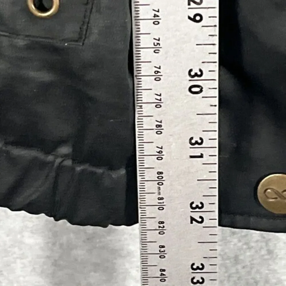Be Boundless Break Trail Hooded Parka Jacket Diamond Quilted M Black Gray Lined‎